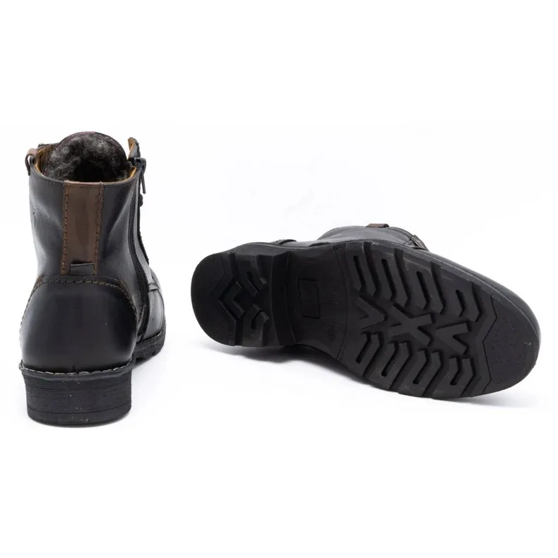 Mario Pala Men's 312 black snow boots