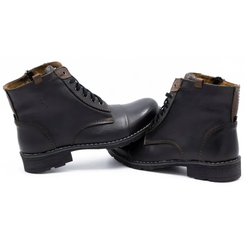 Mario Pala Men's 312 black snow boots