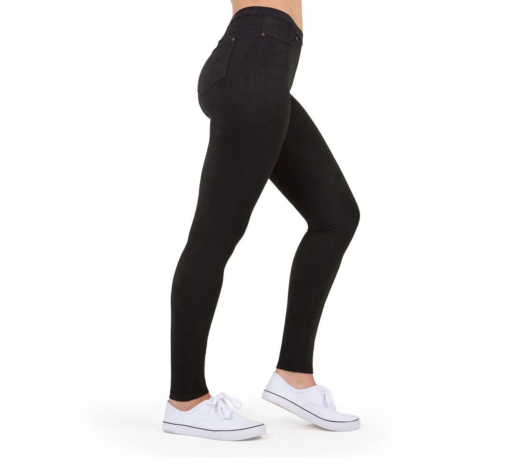 Memoi Microsuede Leggings