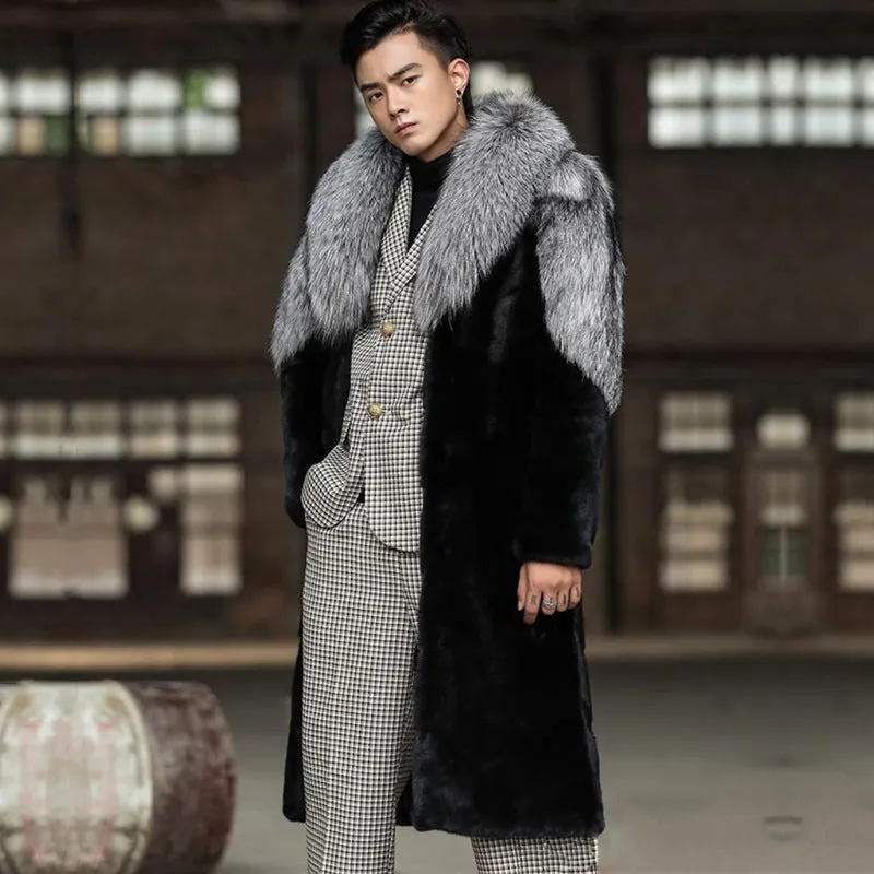 Men's Fur Jacket Mink Thermal Top