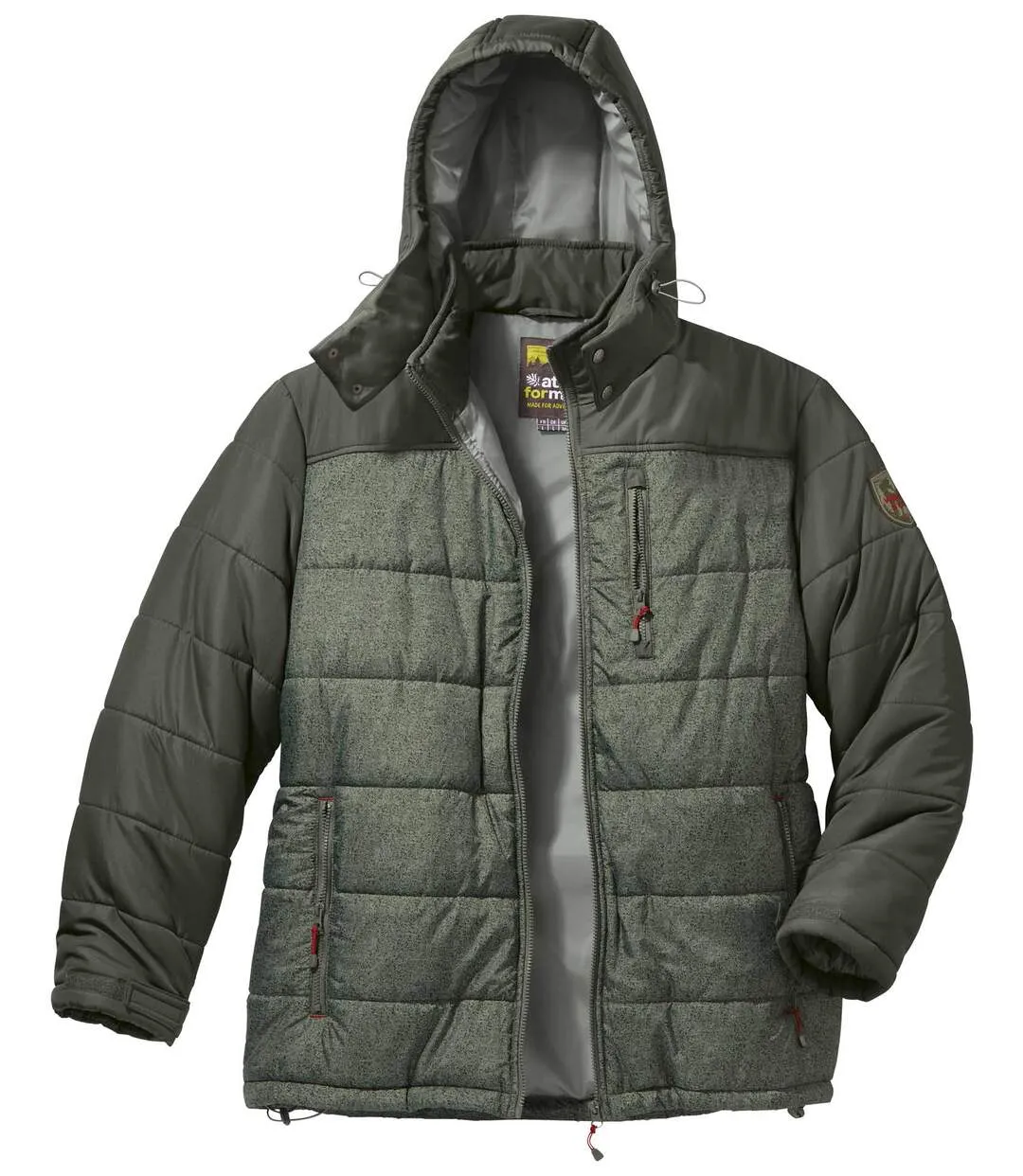 Men's Green Puffer Jacket 