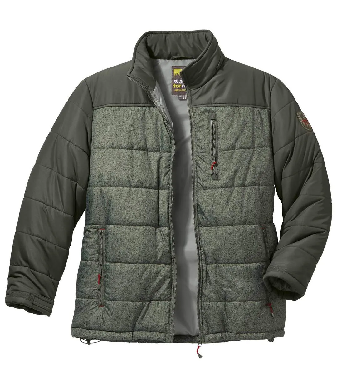 Men's Green Puffer Jacket 