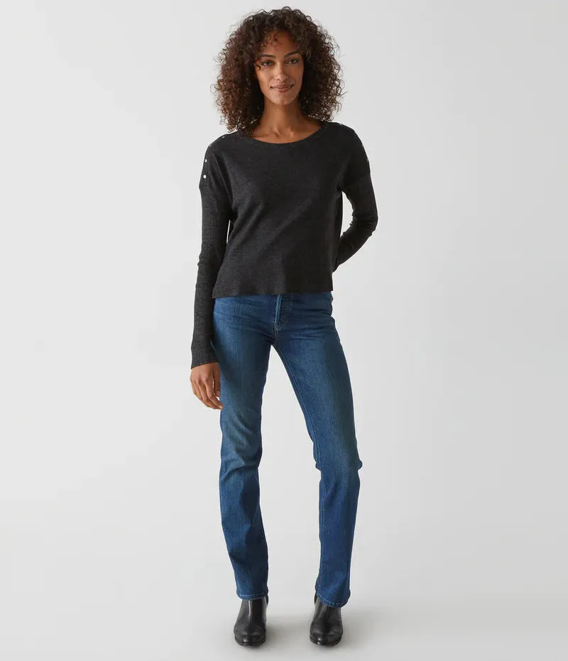 Milo Shoulder Snap Thermal Top