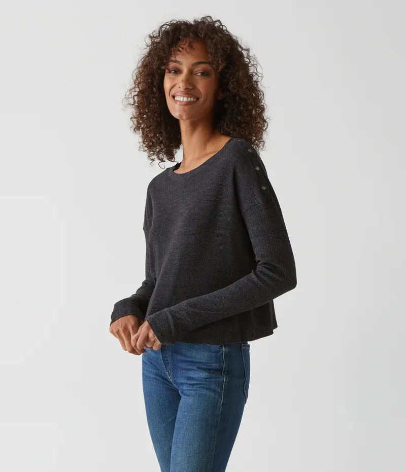 Milo Shoulder Snap Thermal Top