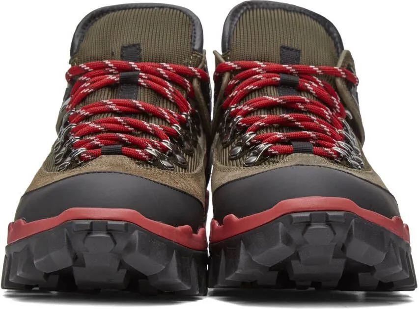 Moncler Brown Henry Hiking Boots