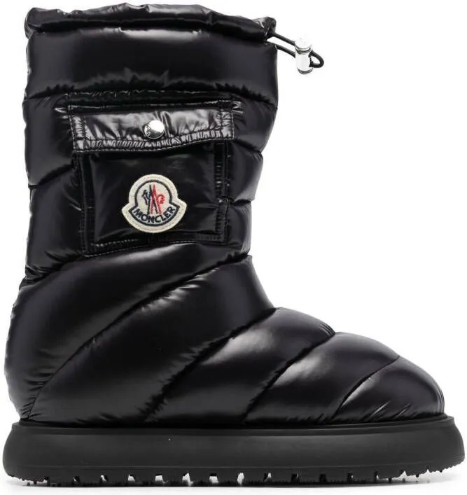 Moncler Gaia padded snow boots Black