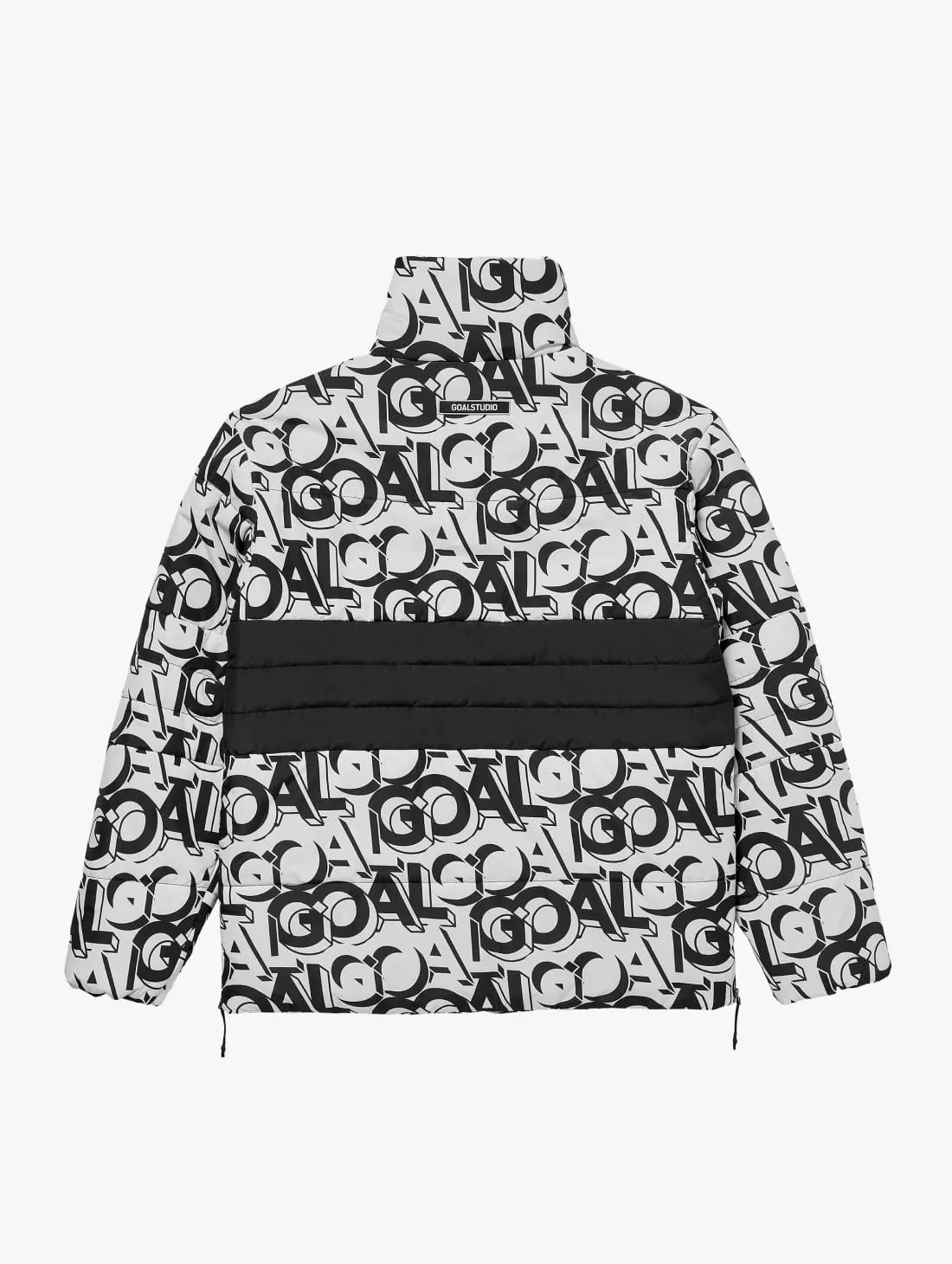 MONOGRAM PADDING ANORAK-WHITE