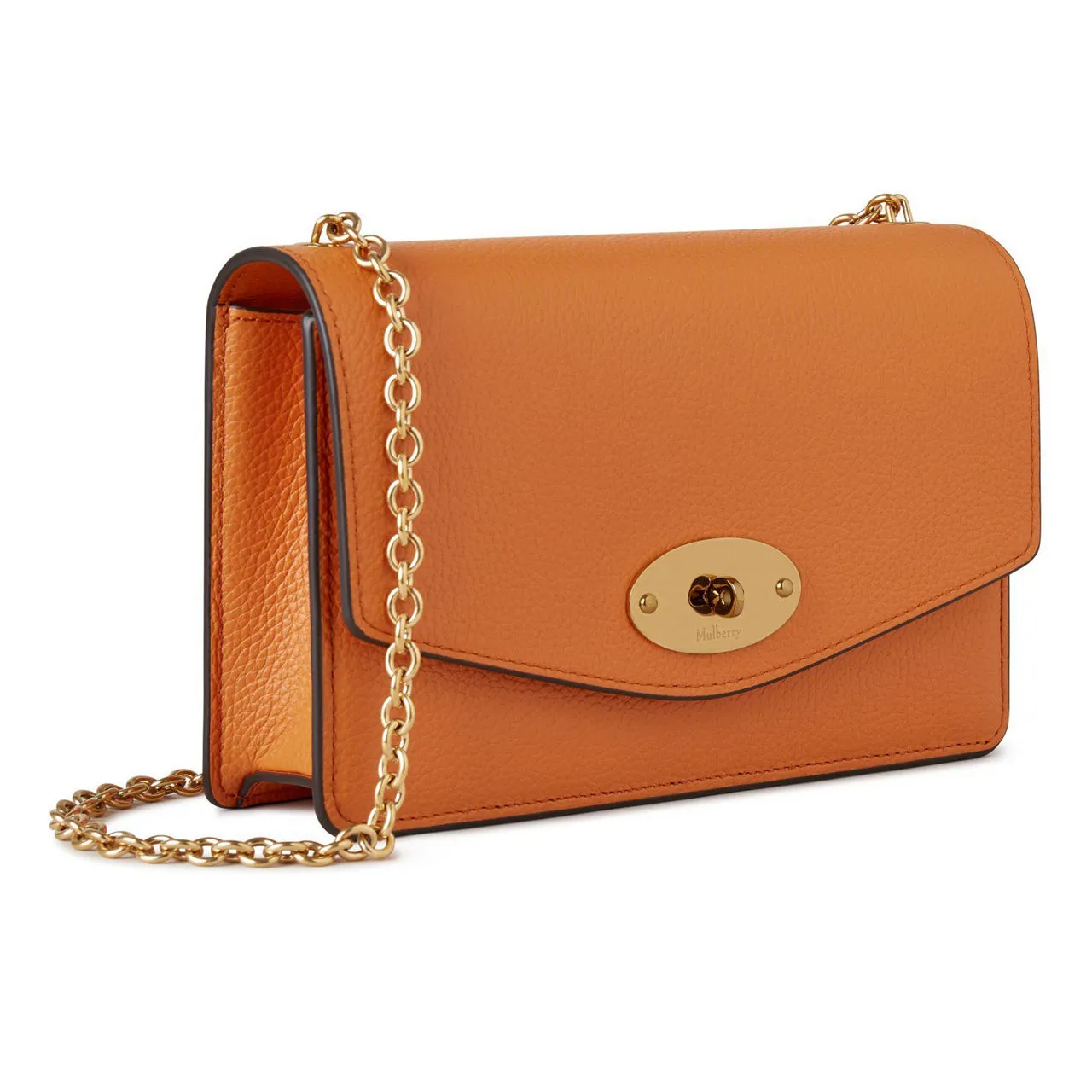 MULBERRY The Sustainable Edit Darley Small Crossbody Bag - Sunset