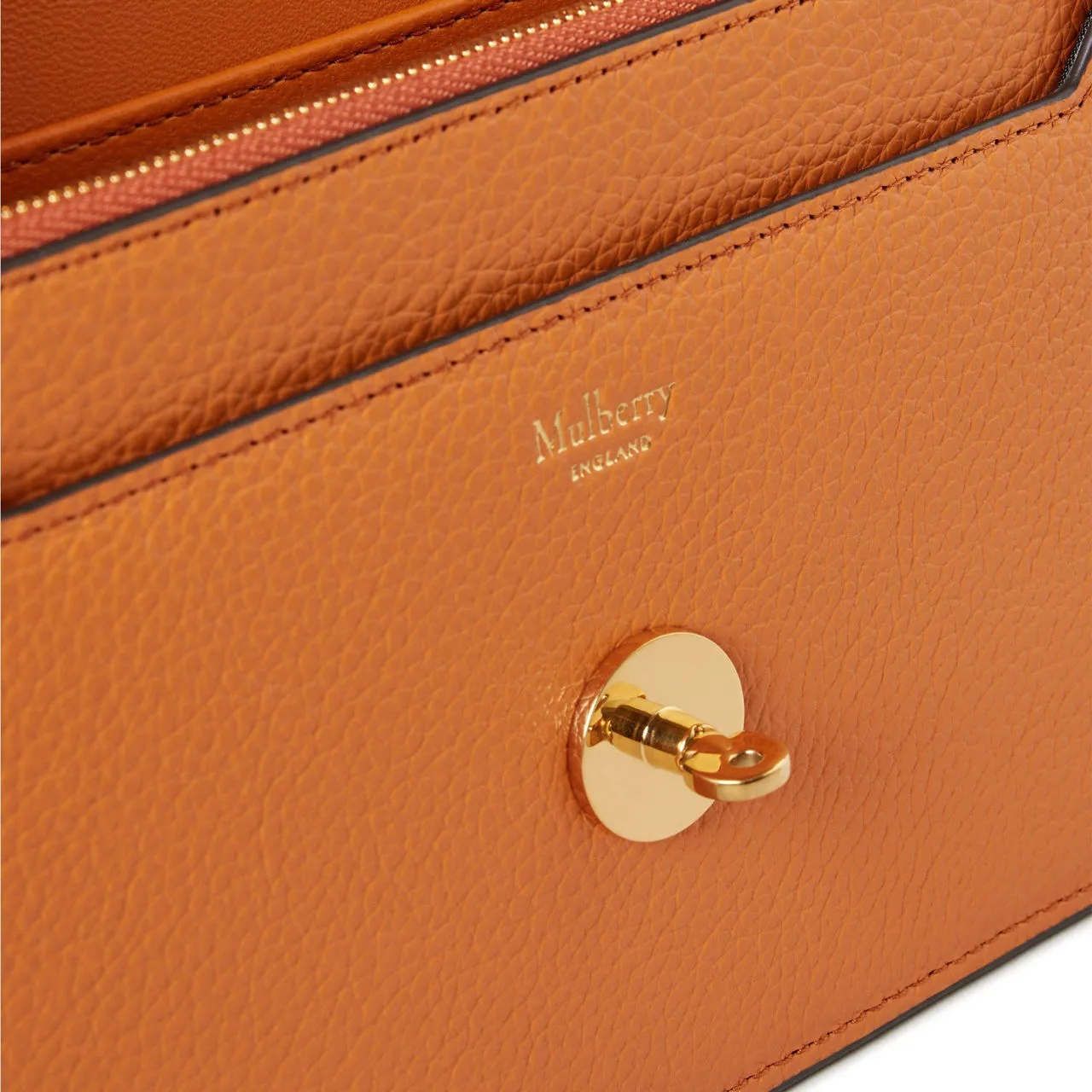 MULBERRY The Sustainable Edit Darley Small Crossbody Bag - Sunset