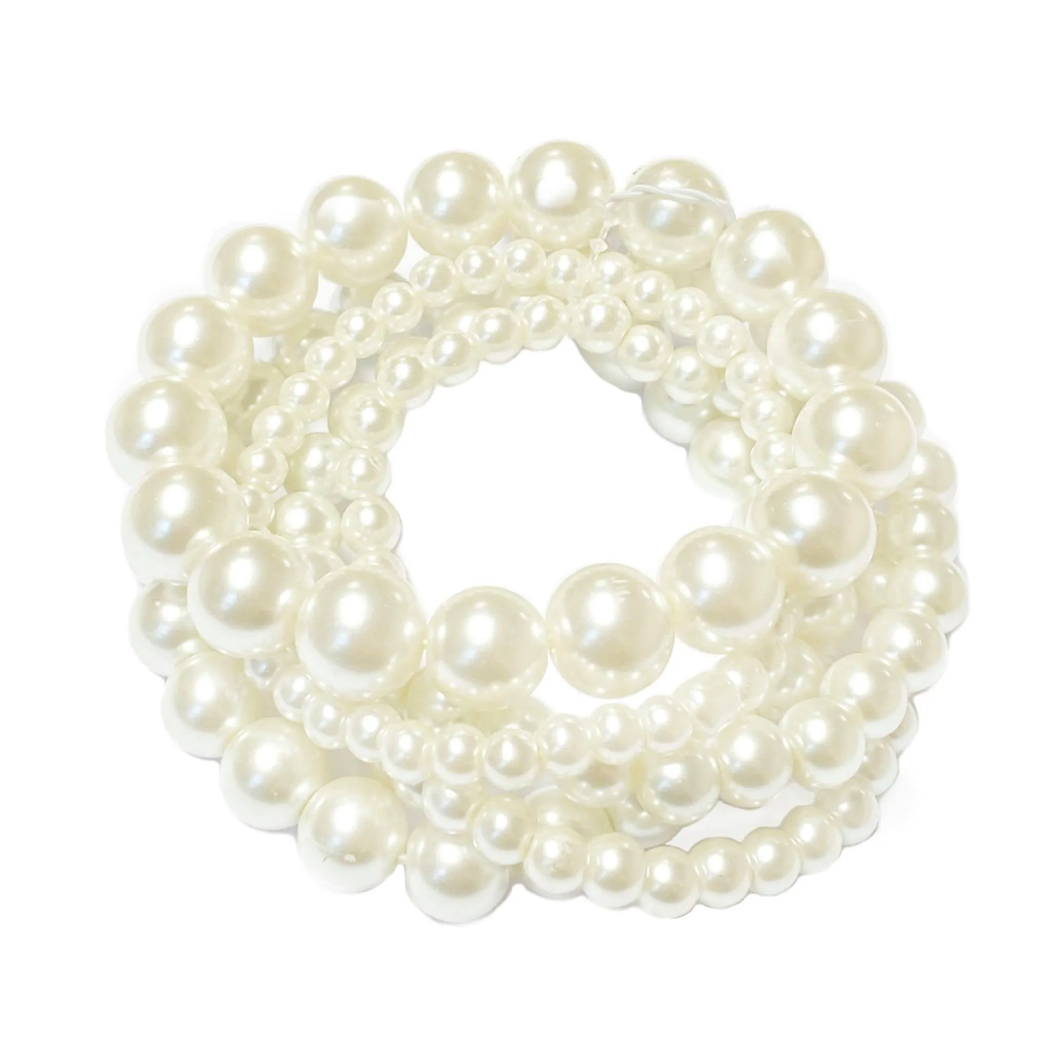 Multi-Layer Faux Pearl Classic Style Bracelet