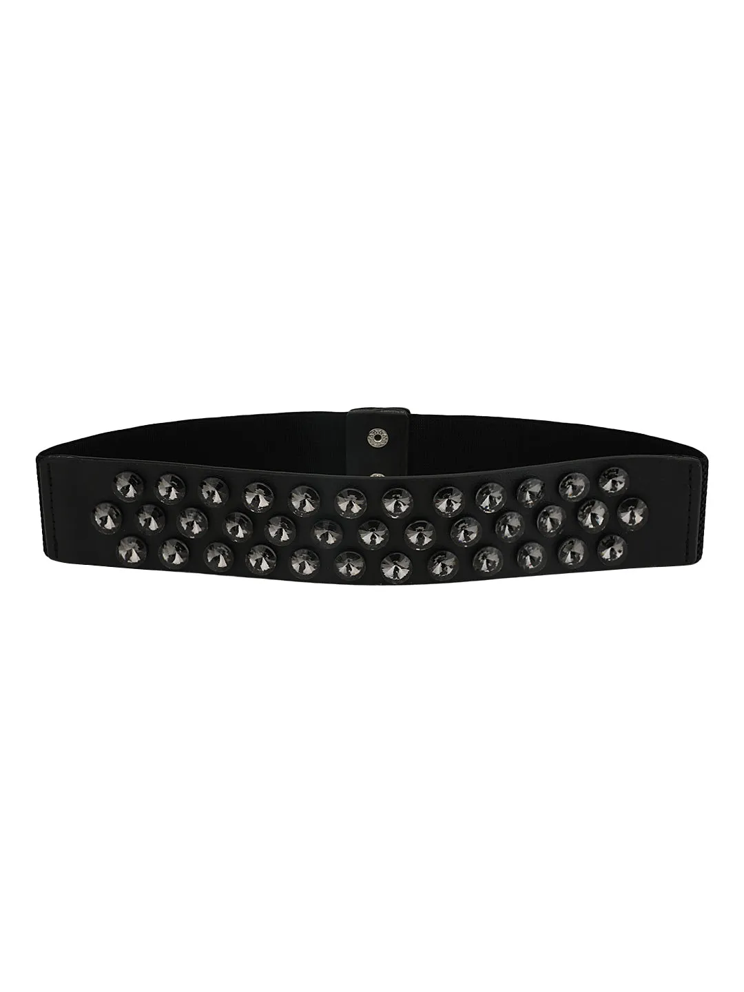 Multi-Layer Rhinestone Studded Belt