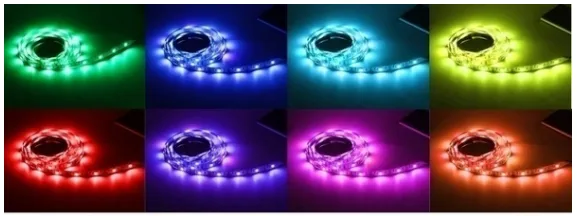 Multi Led Light Strip with remote