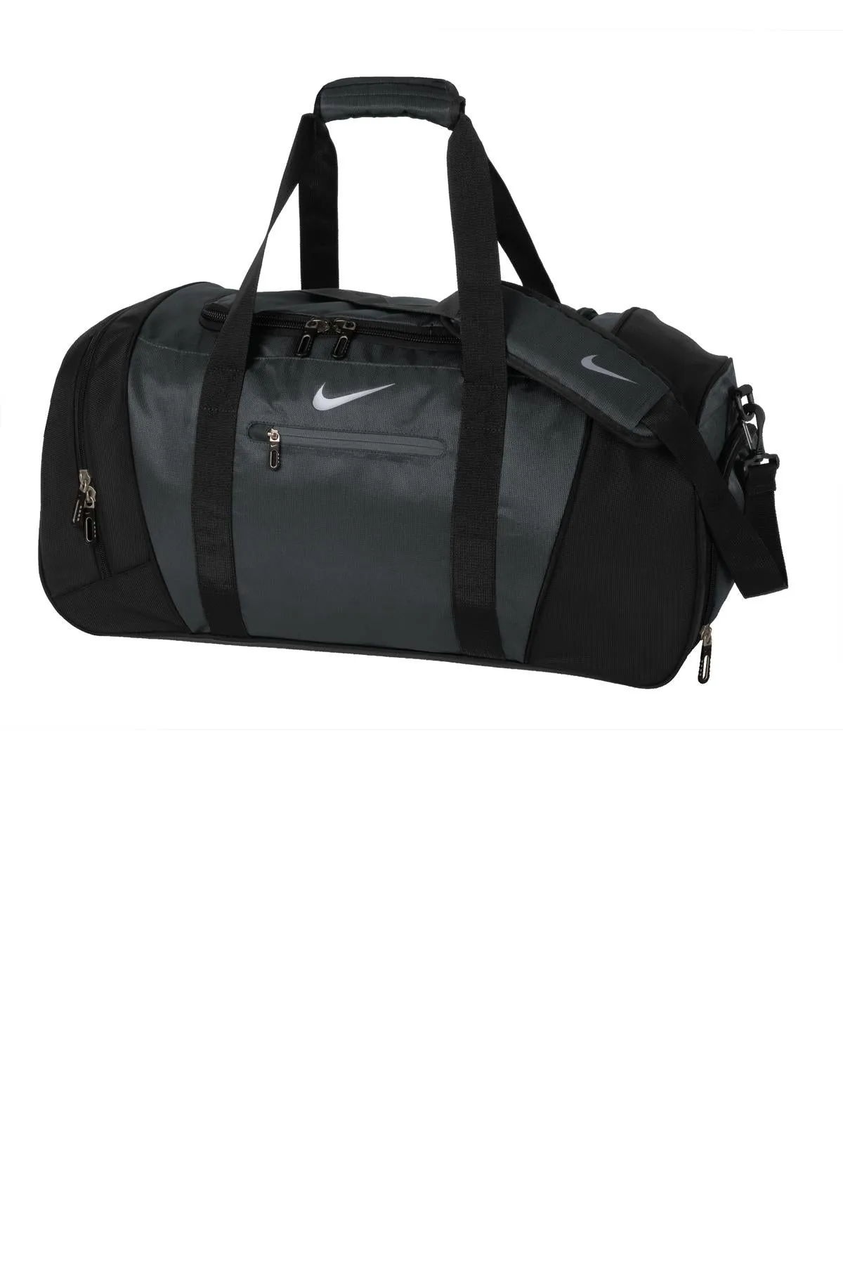 Nike Large Duffel Custom Logo TG0240 Anthracite/ Black