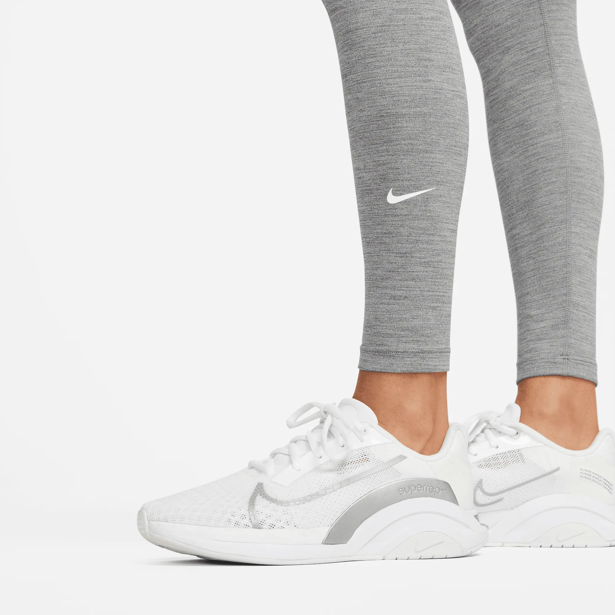 Nike One Women's Grey High-Rise Leggings