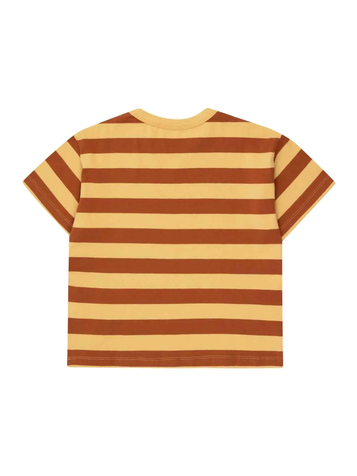 Ochre & Brown Stripes Tee