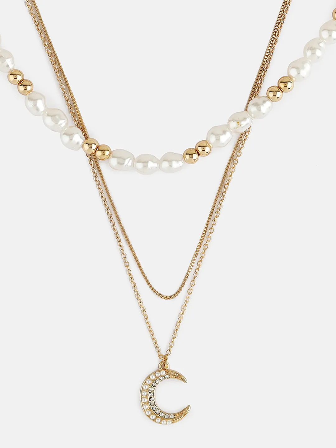 Pearl Multi Layer Chain