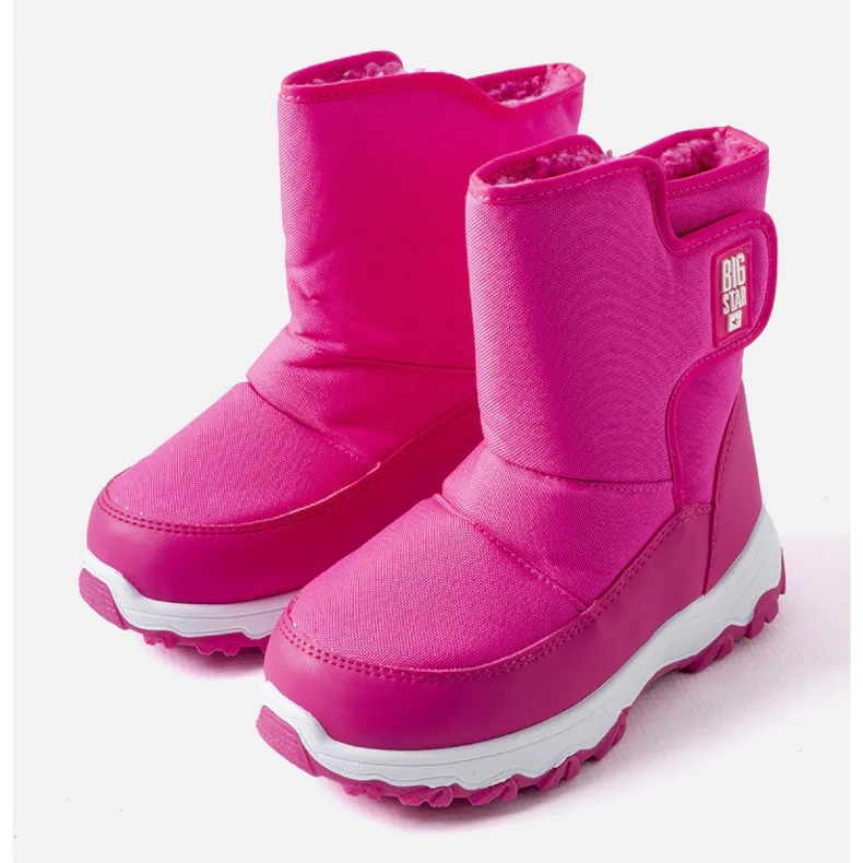 Pink children's snow boots Big Star MM374121