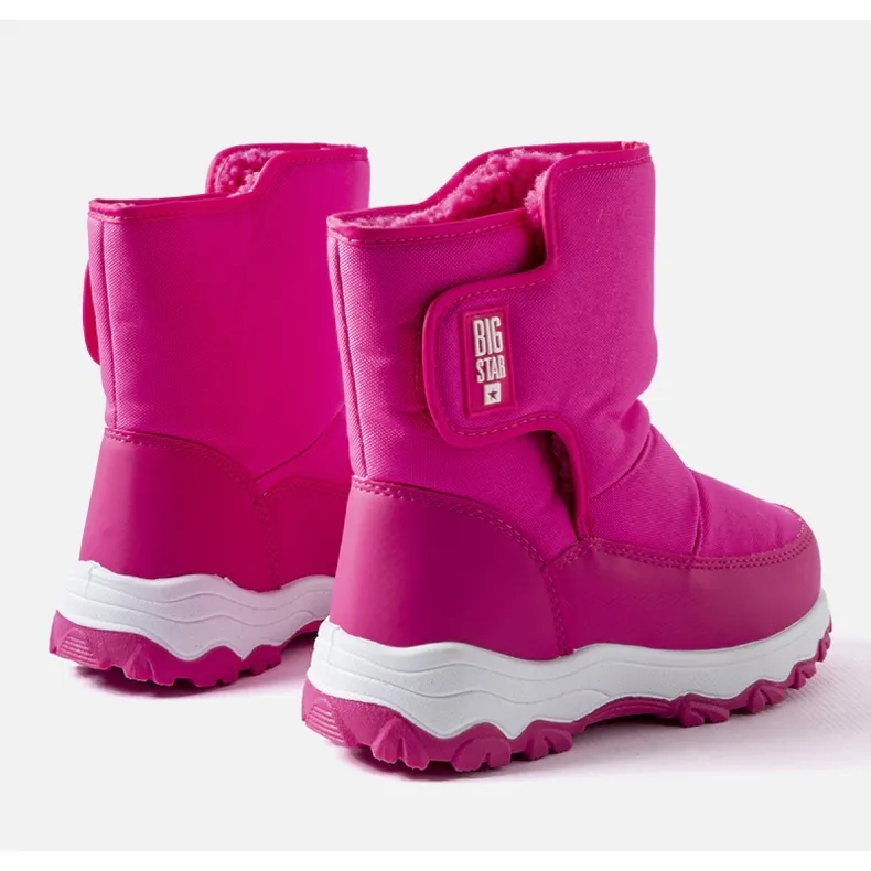 Pink children's snow boots Big Star MM374121