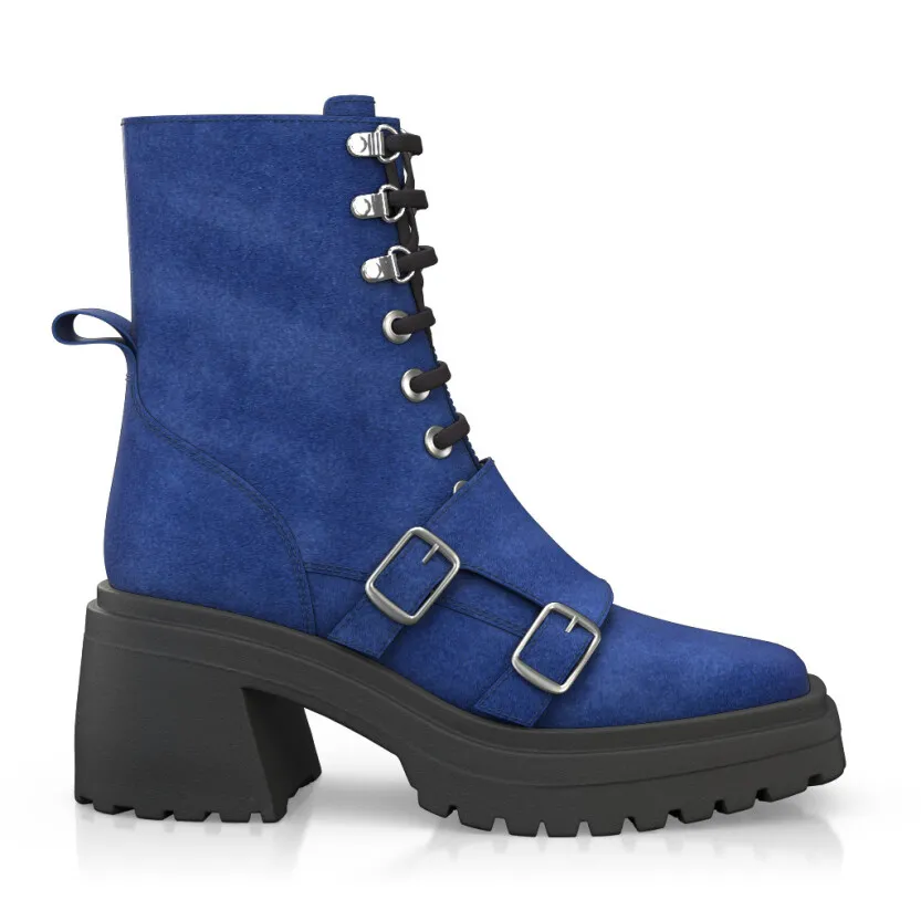 Platform Combat Ankle Boots 39443