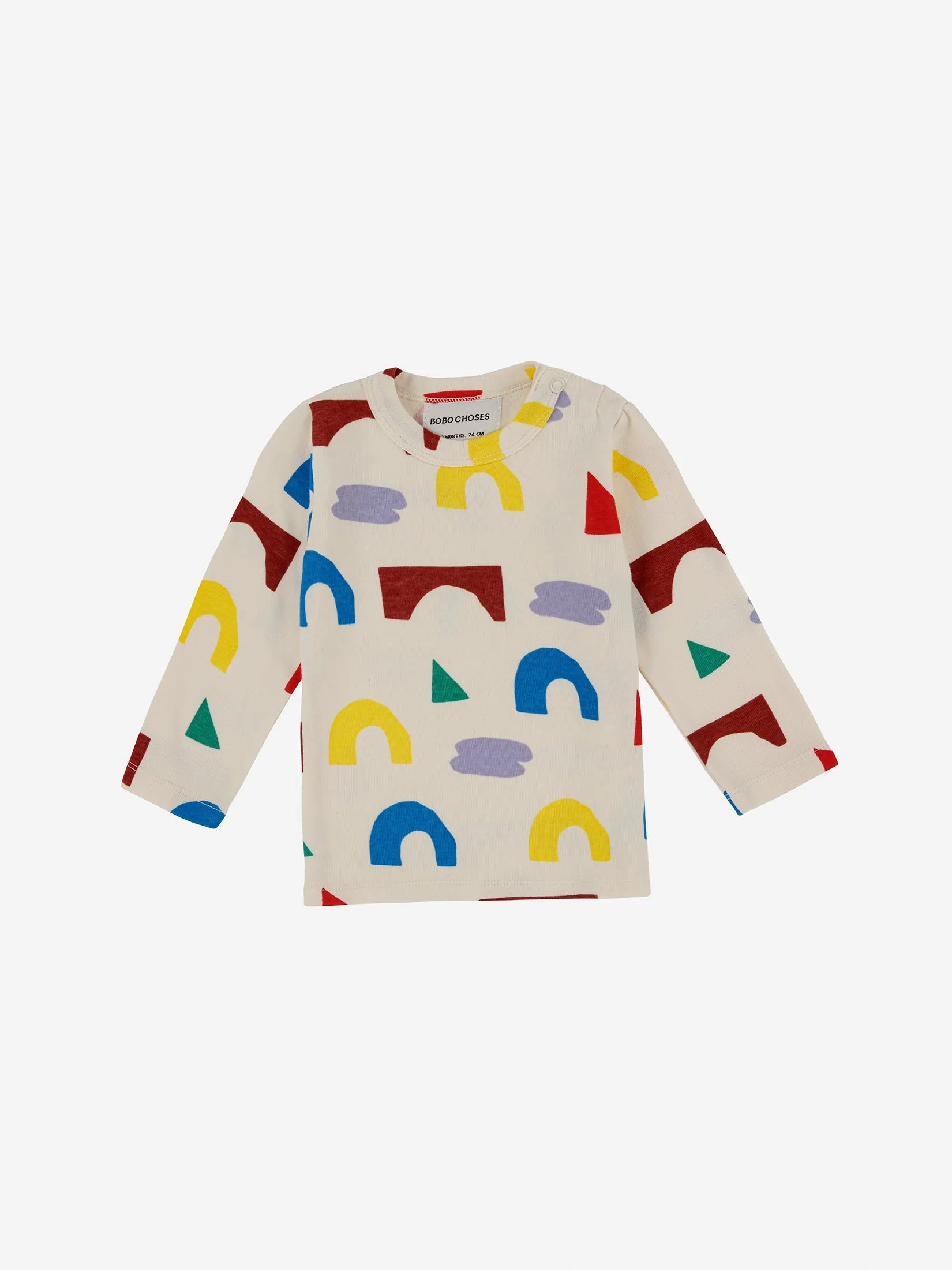 PLAYFULL ALL OVER BIG LONG SLEEVE T-SHIRT