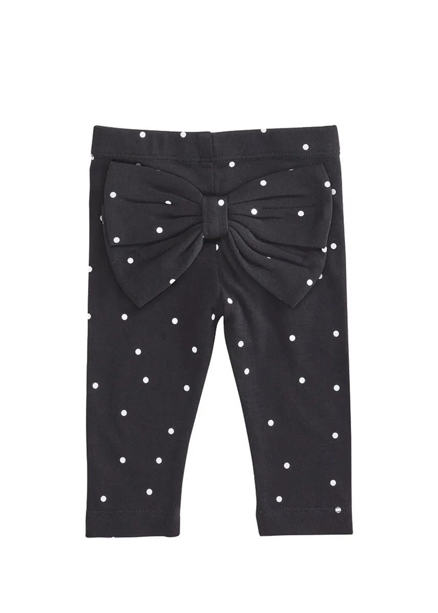 Polka Dot Bow Leggings