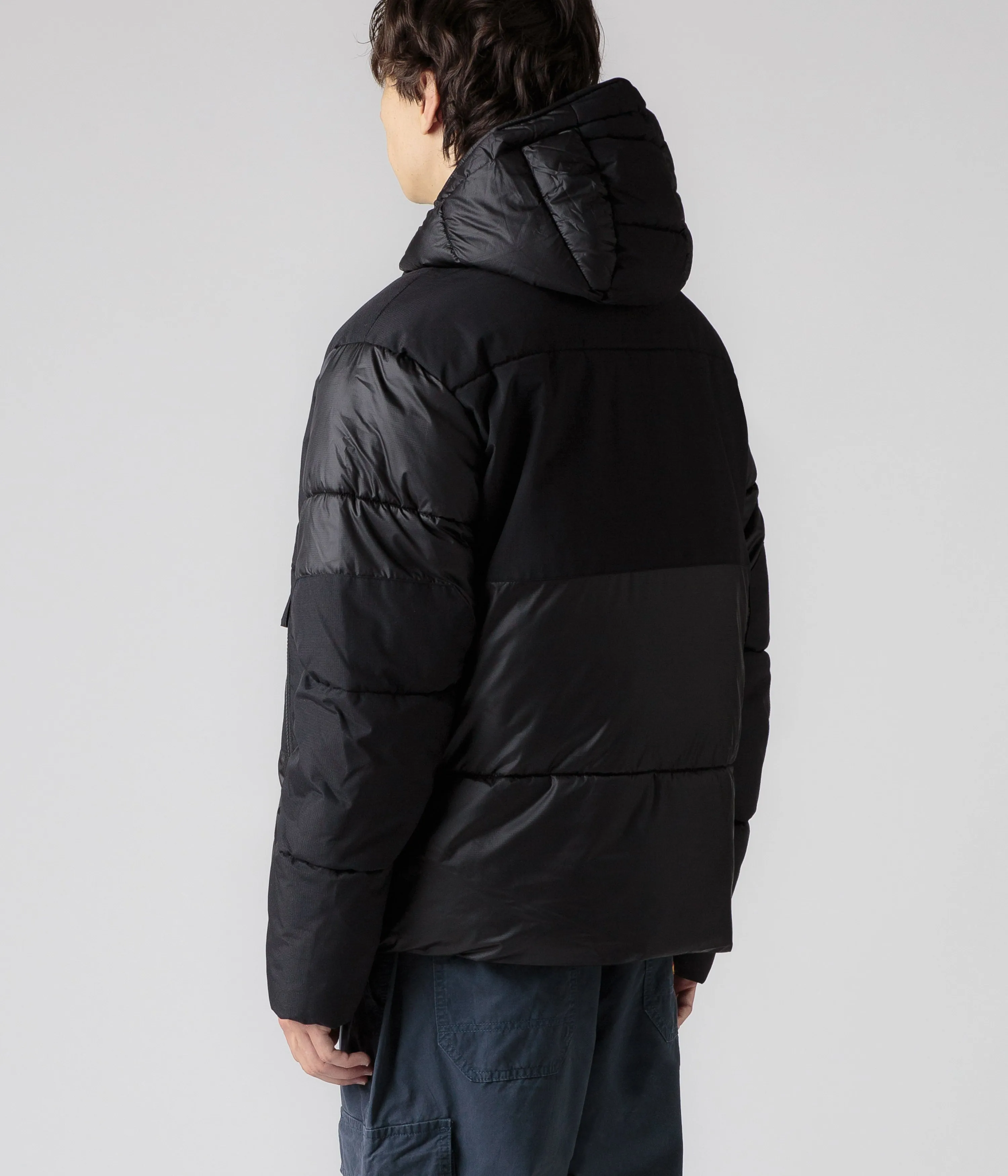 Pop Trading Company Puffer Jacket - Black