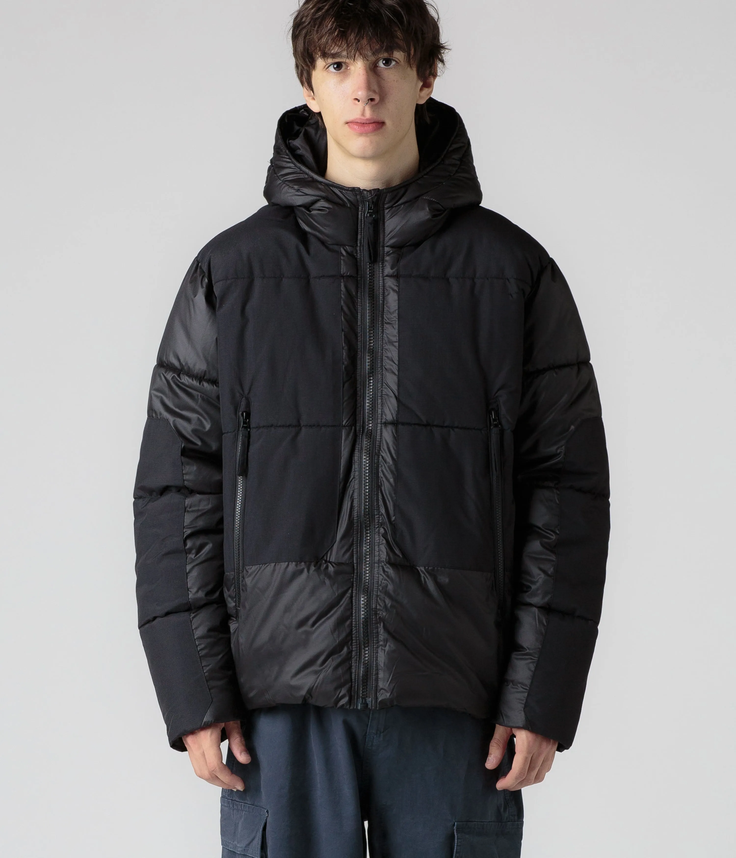 Pop Trading Company Puffer Jacket - Black