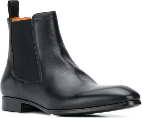 Santoni Chelsea ankle boots Black