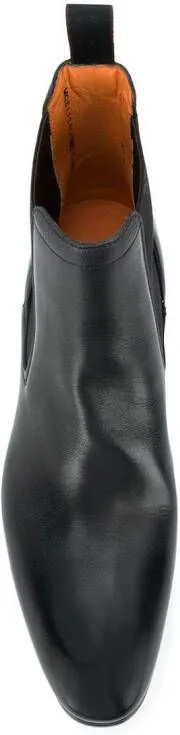 Santoni Chelsea ankle boots Black