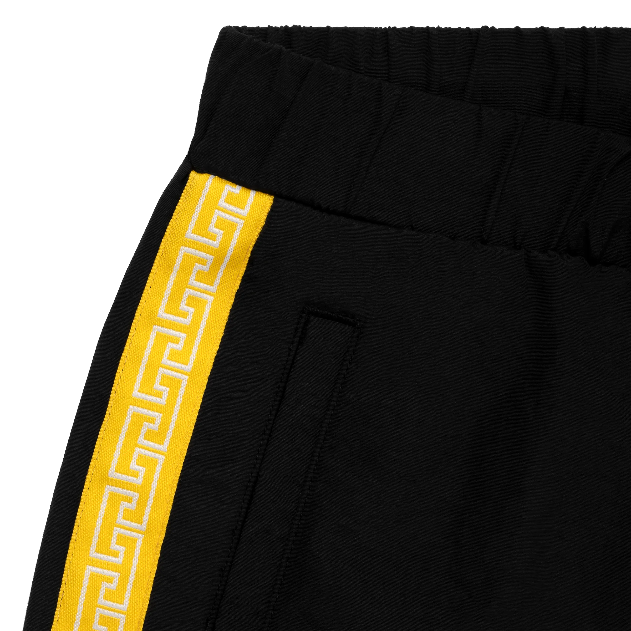 Sci-Fi Fantasy Woven Trim Shorts Black