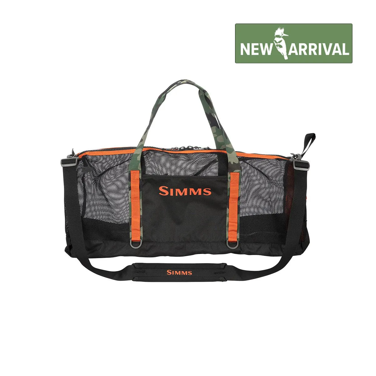 Simms Challenger Mesh Duffel 60L Black