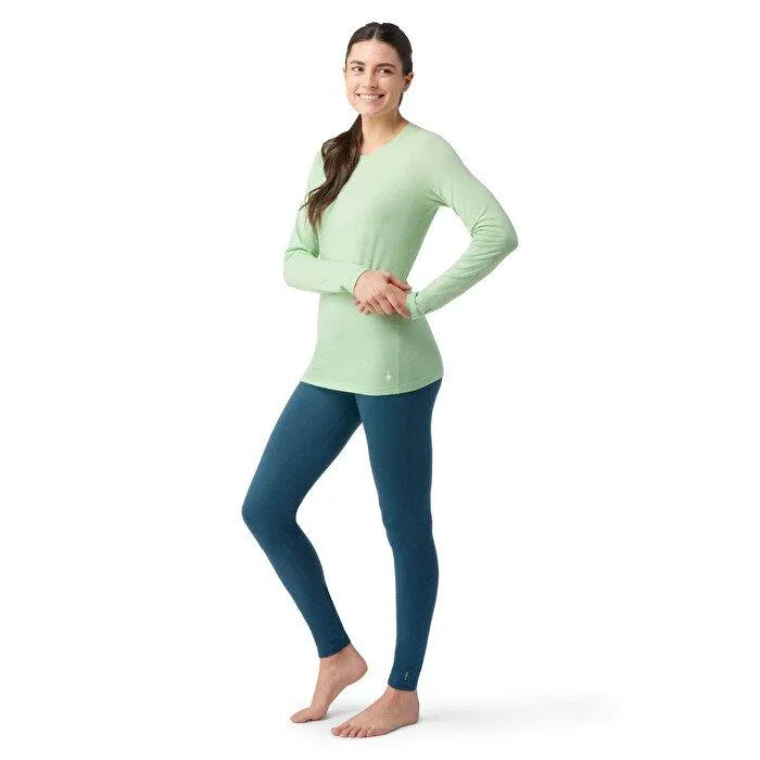 Smartwool Women's Classic All-Seasons Merino LS Base Layer - Green | George Fisher