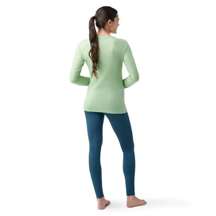 Smartwool Women's Classic All-Seasons Merino LS Base Layer - Green | George Fisher