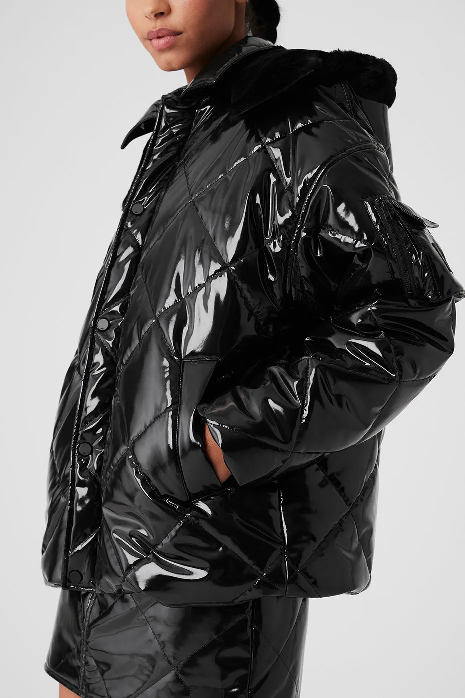 Snomoto Puffer Jacket - Black