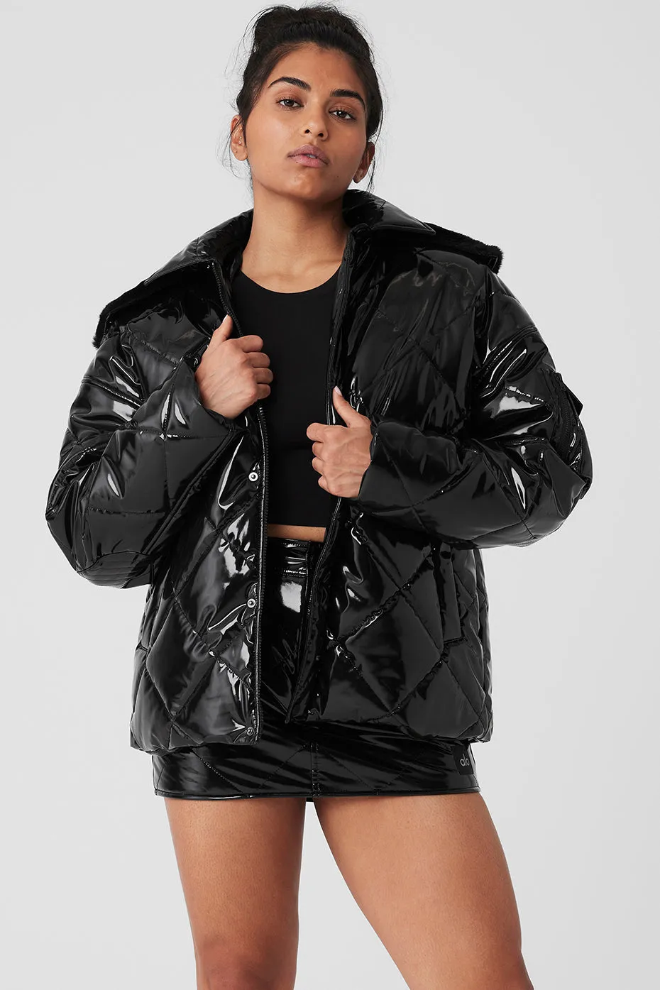 Snomoto Puffer Jacket - Black