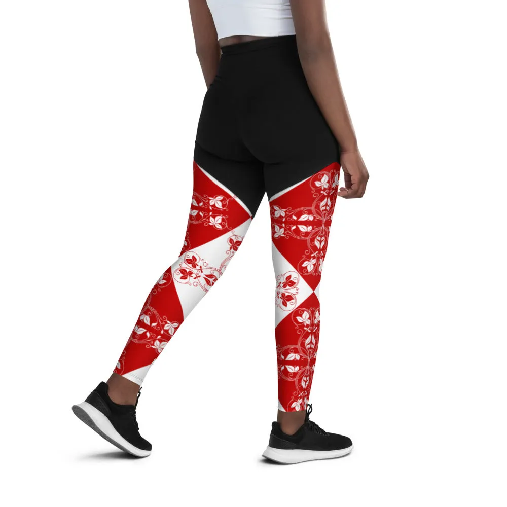 Sports Leggings Xene Red