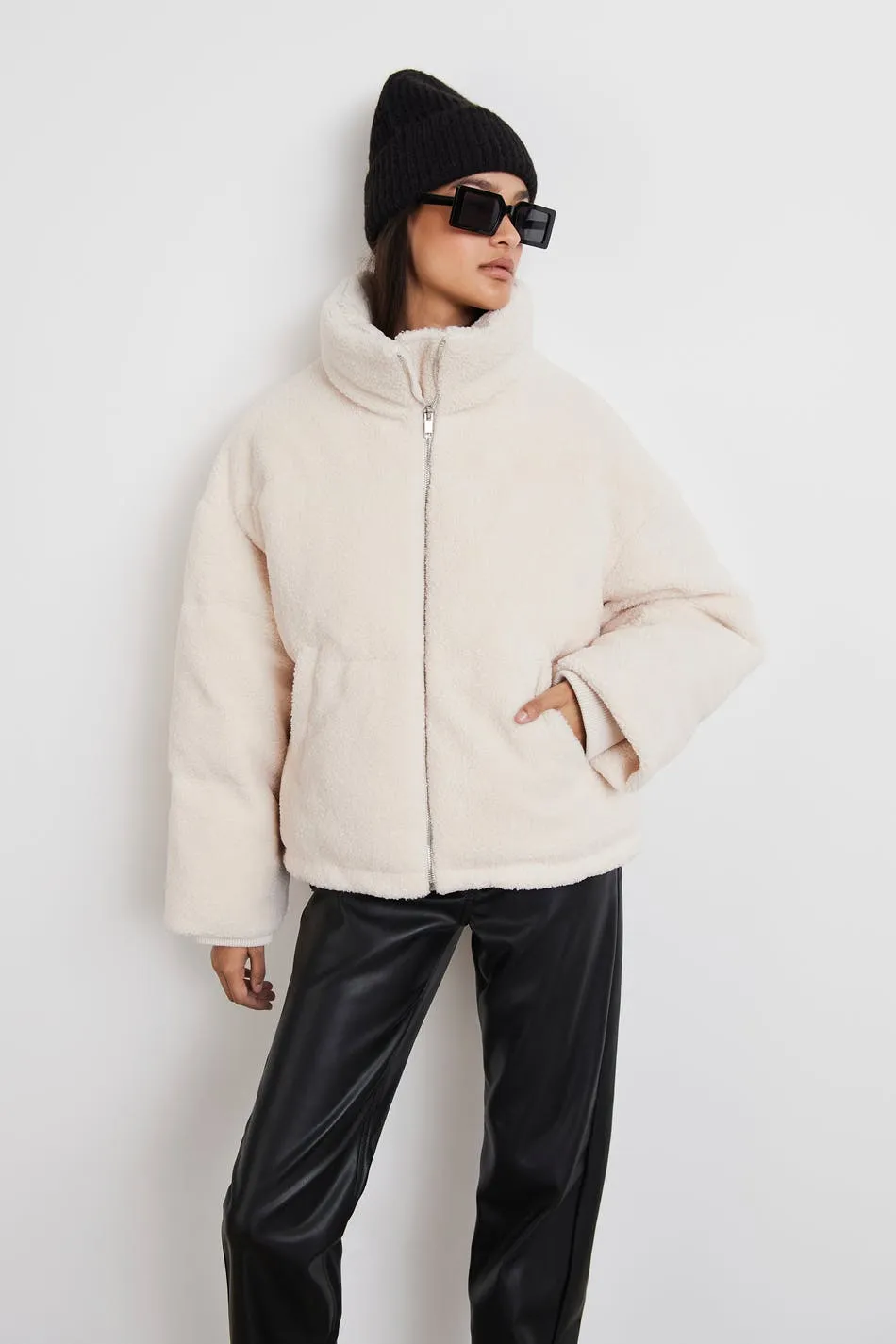 Teddy puffer jacket