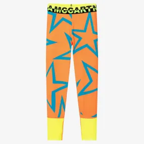 Teen Girls Orange Sport Leggings