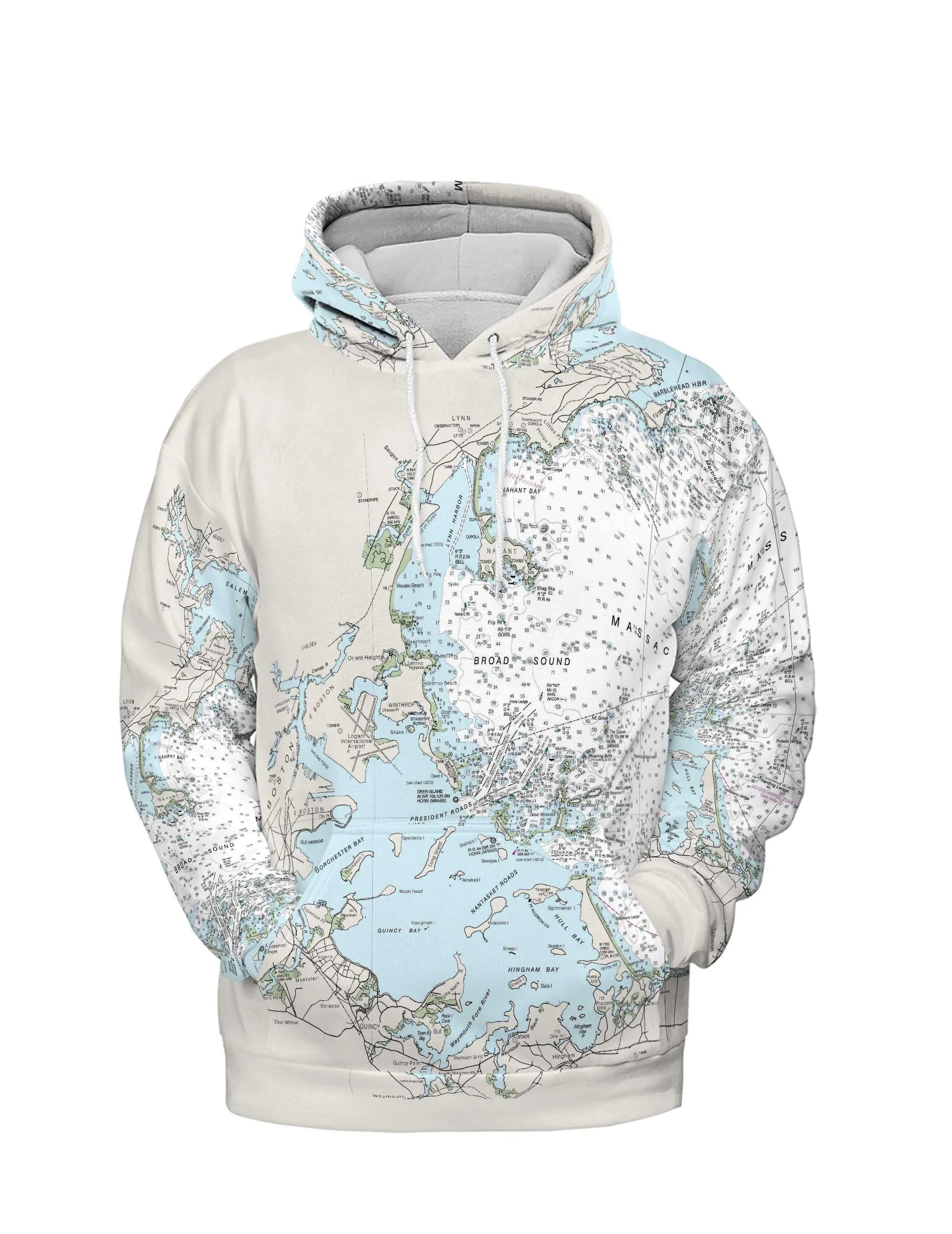 The Boston Harbor Lightweight Hoodie Sweatshirt