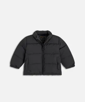 The Deansgate Puffer Jacket - Washed Black