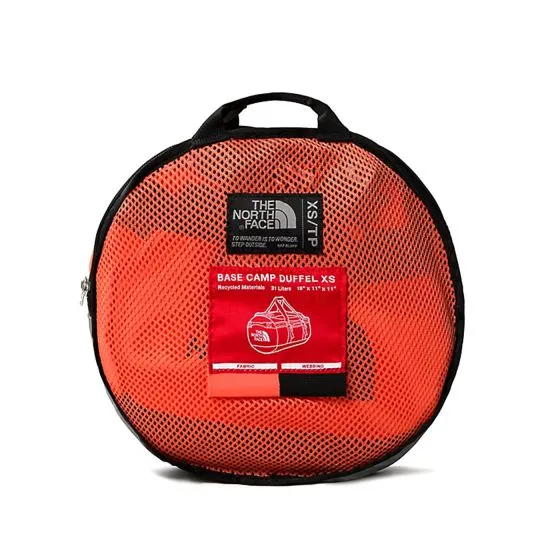 The North Face Base Camp Duffel XS Retro Orange / TNF Black Bag