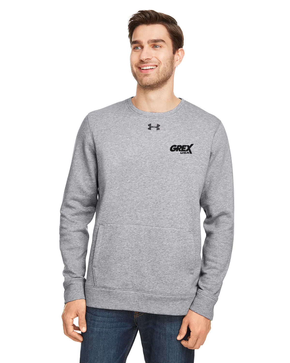 Under Armour Hustle Fleece Crewneck Sweatshirt