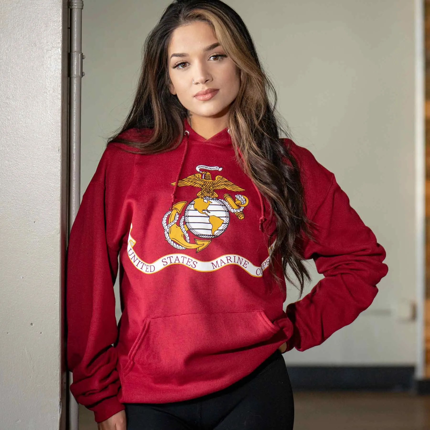 USMC Flag Hoodie