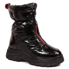 Women's snow boots on the black Filippo platform