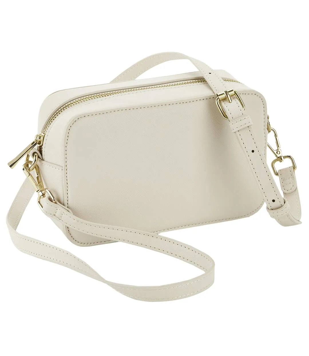 Womens/ladies boutique crossbody bag one size oyster Bagbase