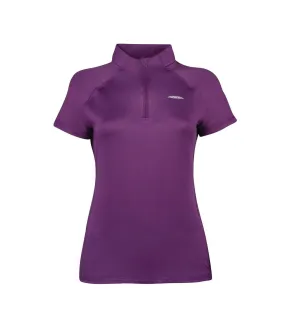 Womens/ladies prime base layer top violet Weatherbeeta