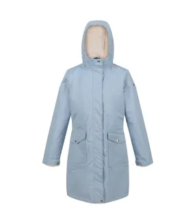 Womens/ladies romine waterproof parka soft denim/light vanilla Regatta