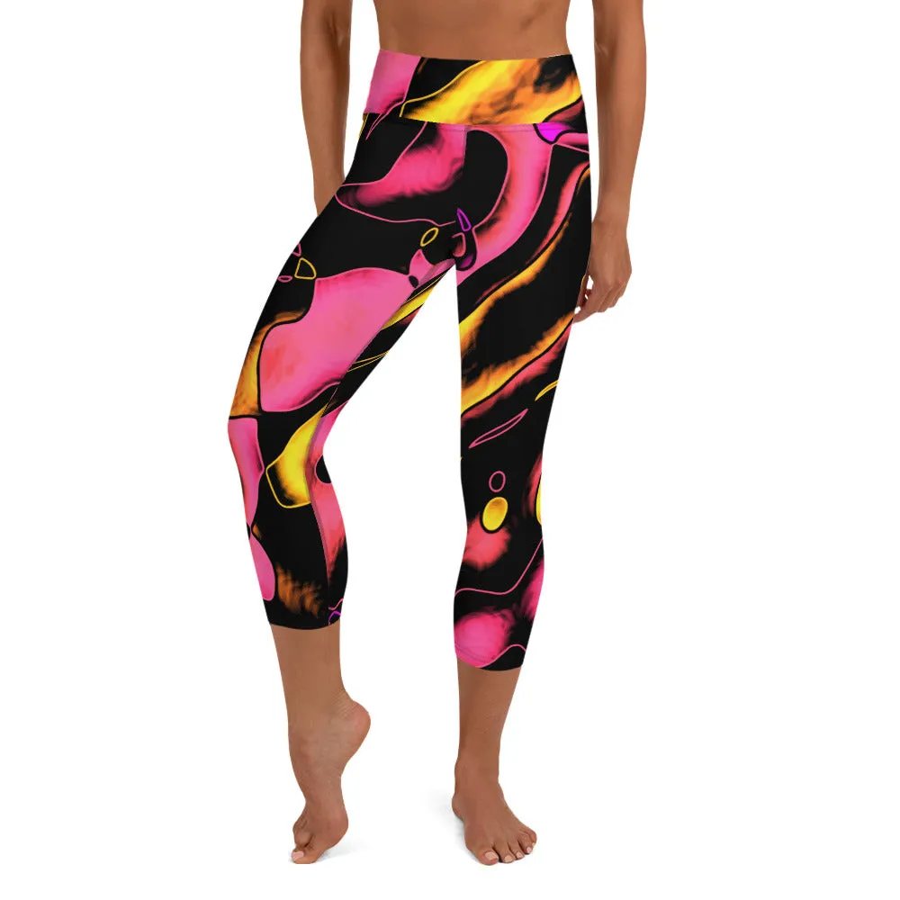 Yoga Capri Leggings Pretty Pink