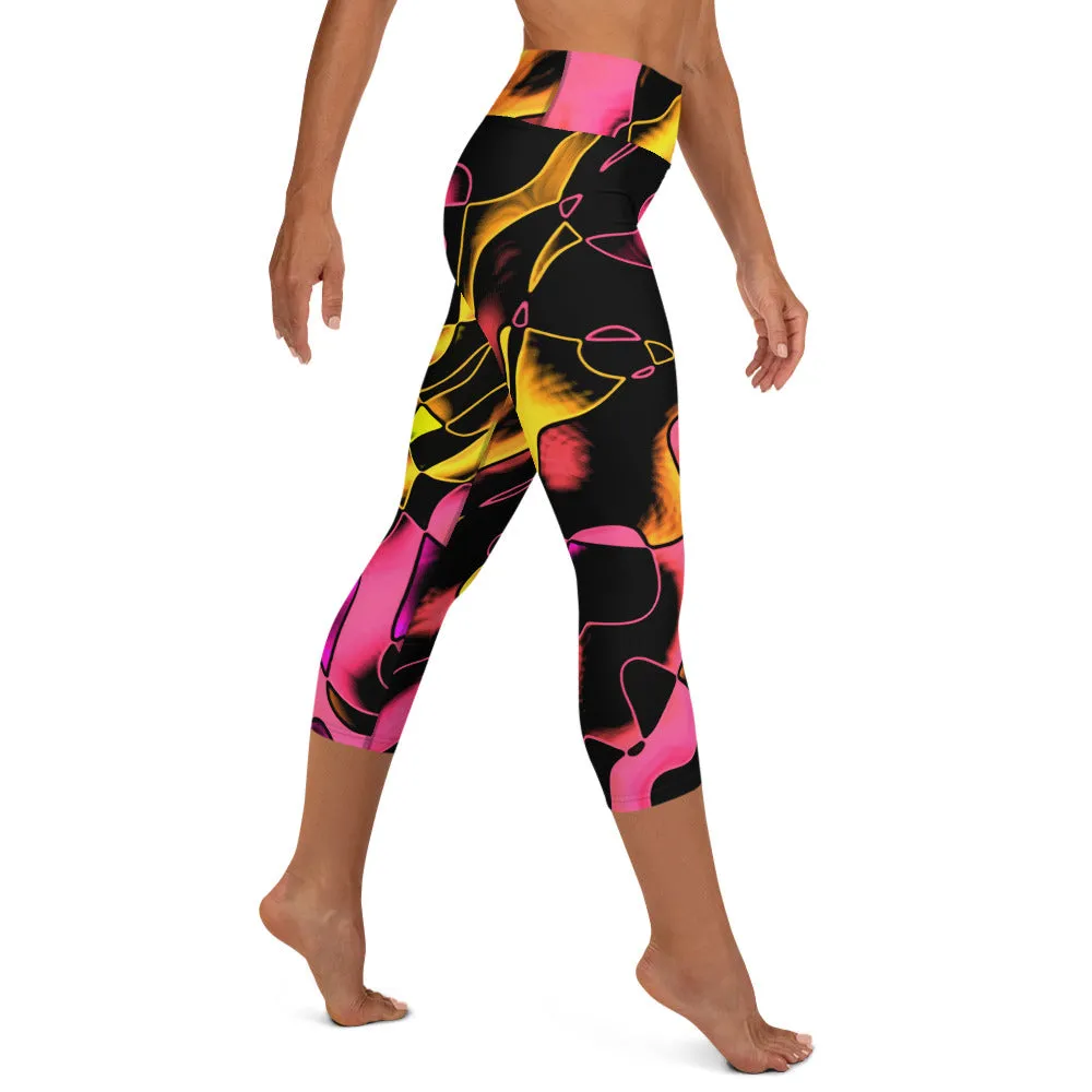 Yoga Capri Leggings Pretty Pink